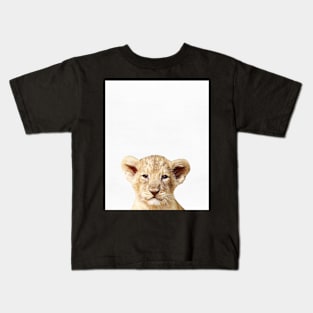 Baby Lion, Nursery, Animal, Kids room, Modern art, Wall decor Kids T-Shirt